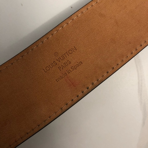 Louis Vuitton monogram brown unisex belt - Picture 4 of 8